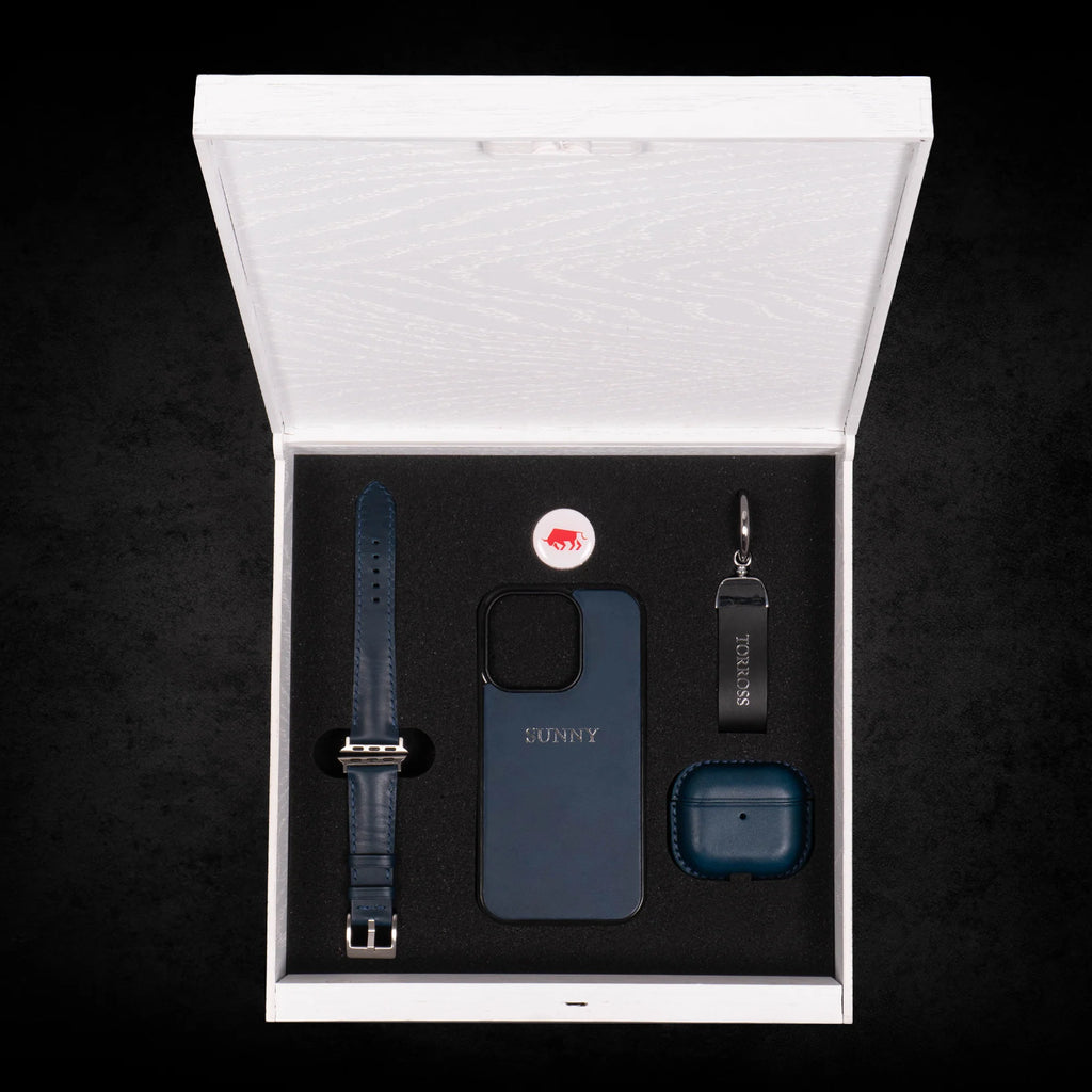 ™ Set Phone Case + Airpods Case + Watch Band in Puzzle Box