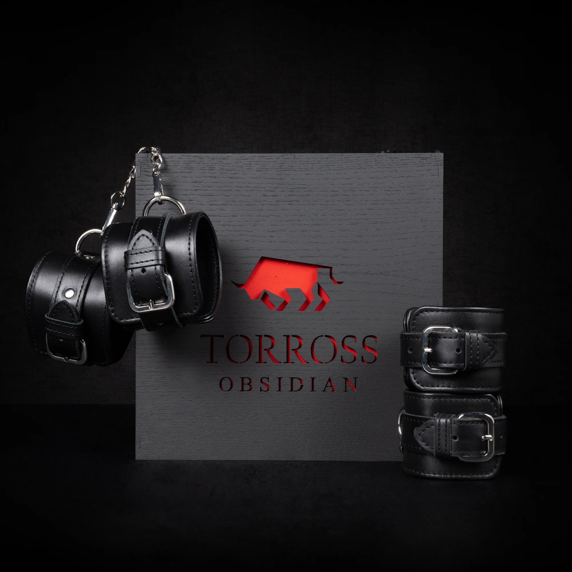 ™ Obsidian Cuffs & Anklets Set