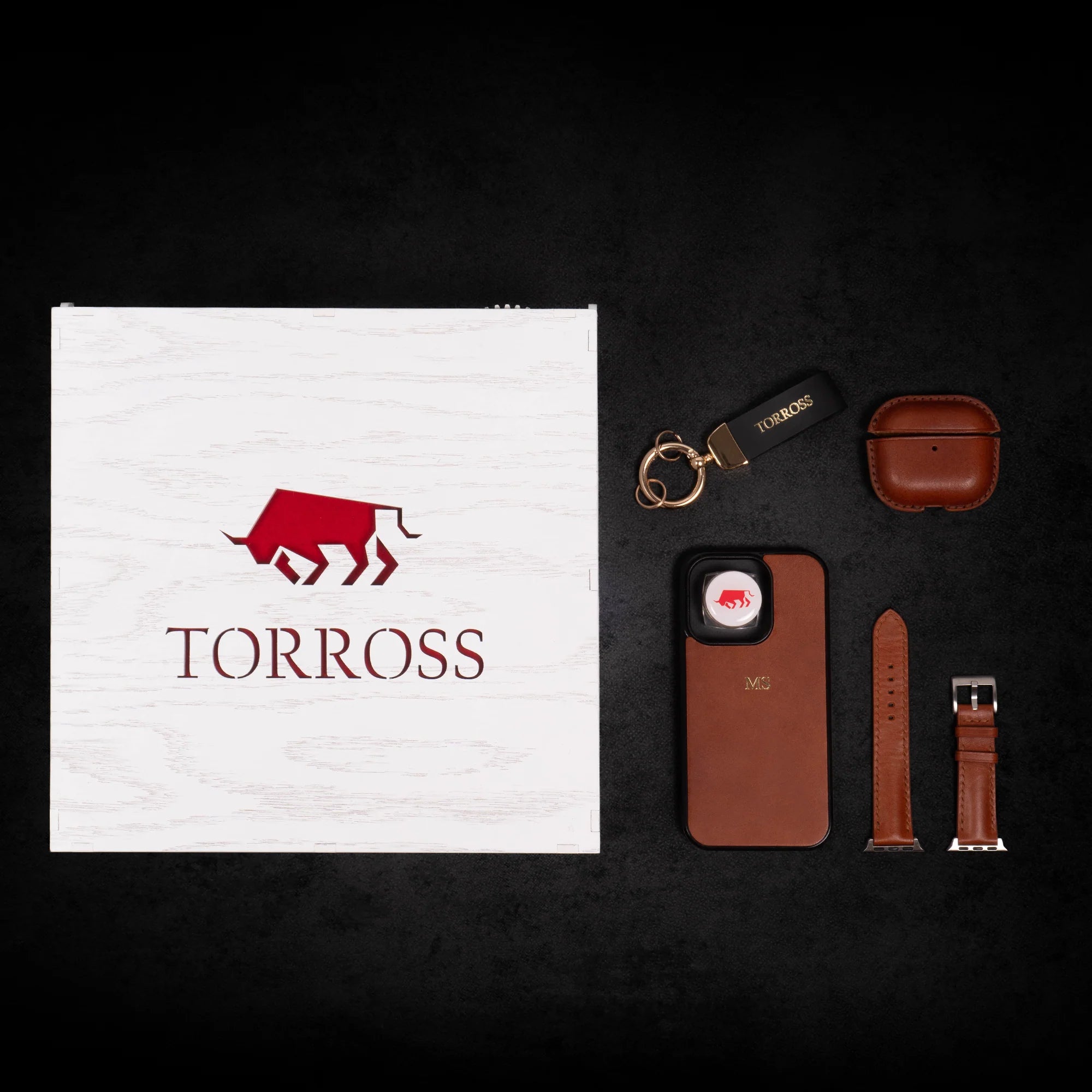 ™ Set Phone Case + Airpods Case + Watch Band in Puzzle Box