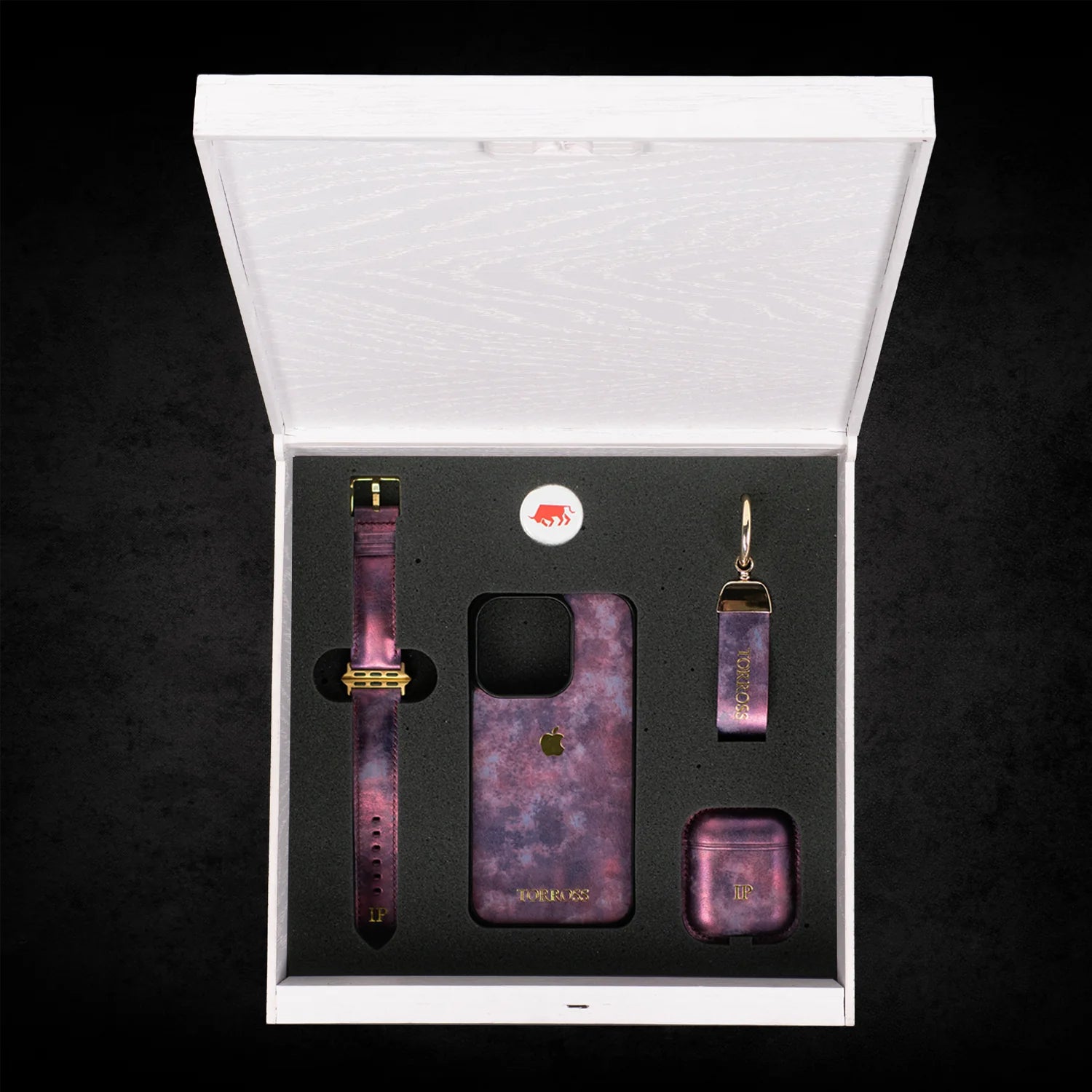 ™ Set Phone Case + Airpods Case + Watch Band in Puzzle Box