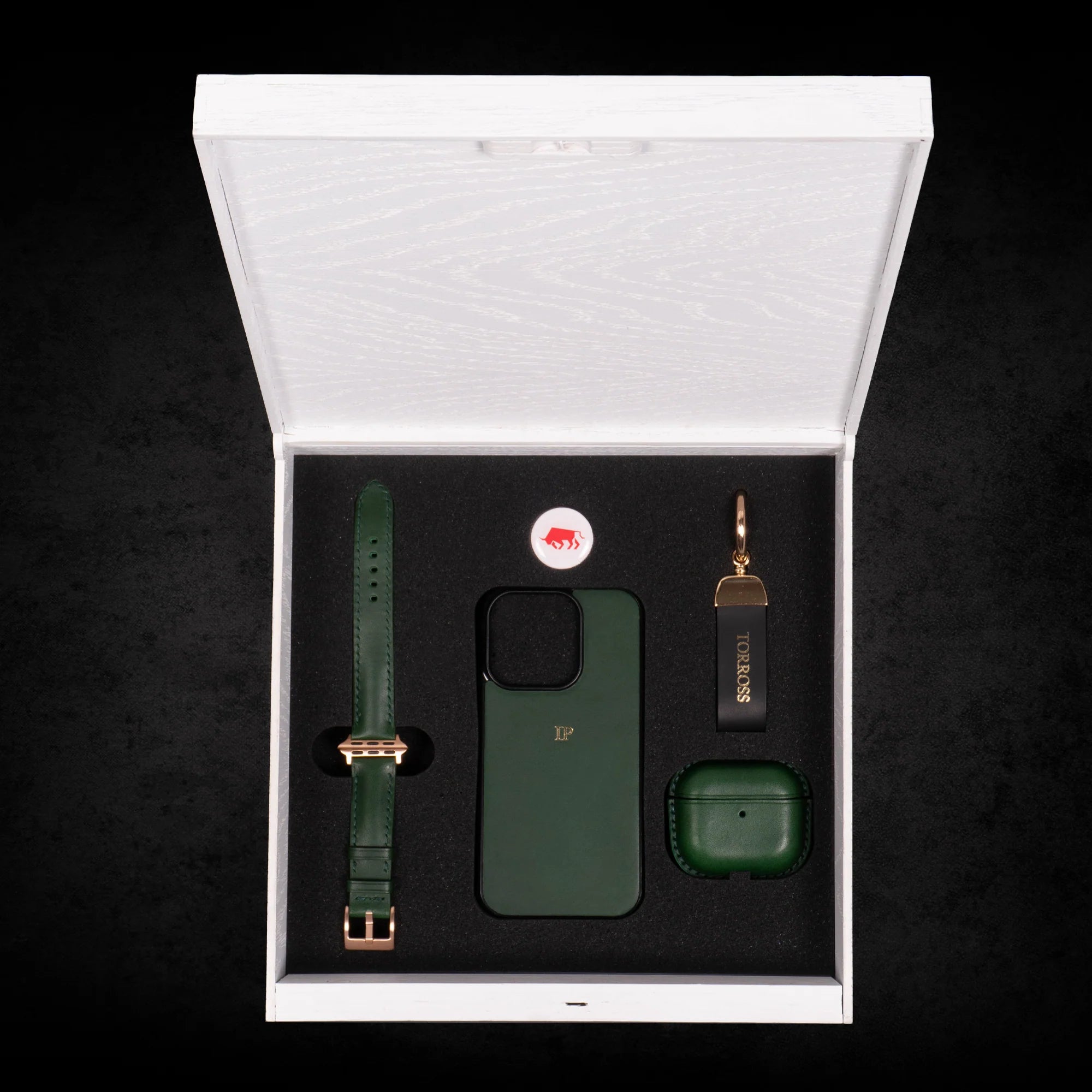 ™ Set Phone Case + Airpods Case + Watch Band in Puzzle Box