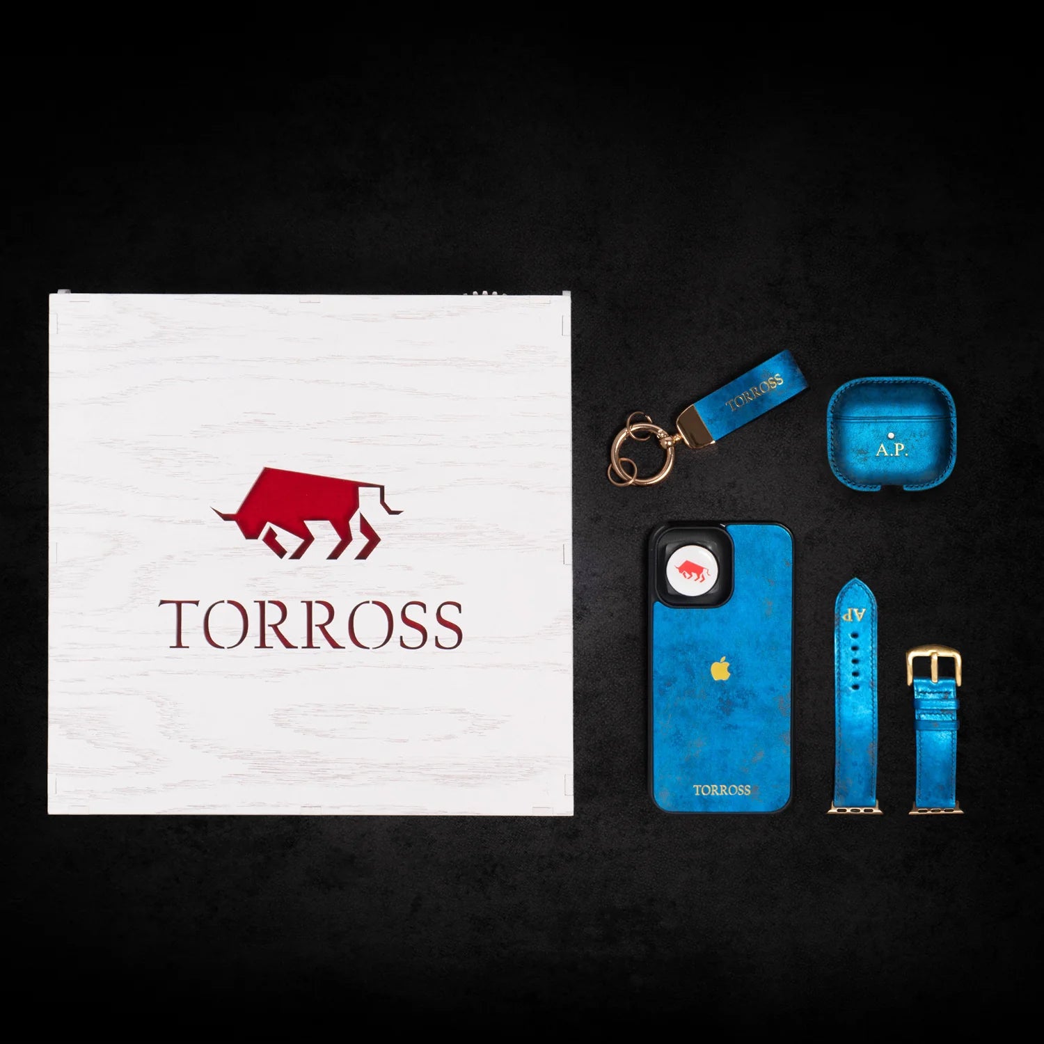 ™ Set Phone Case + Airpods Case + Watch Band in Puzzle Box