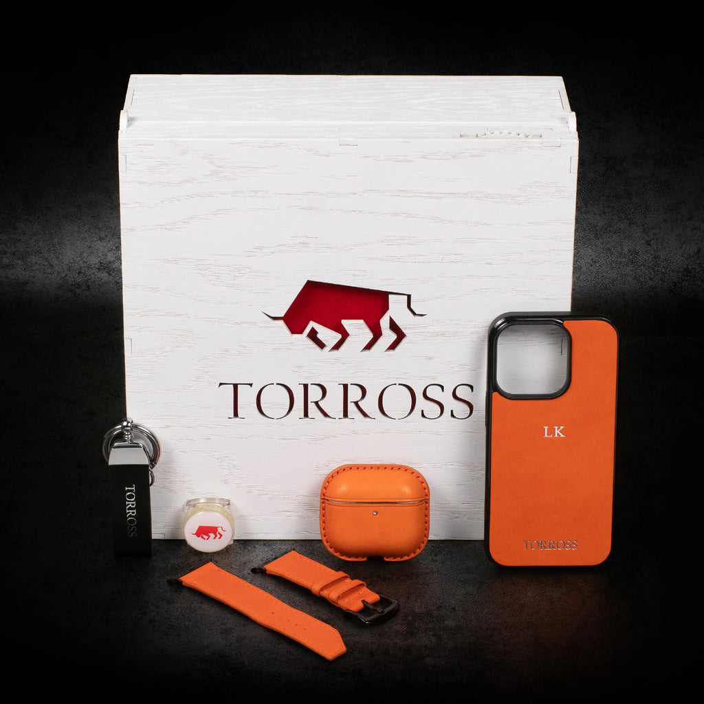 ™ Set Phone Case + Airpods Case + Watch Band in Puzzle Box