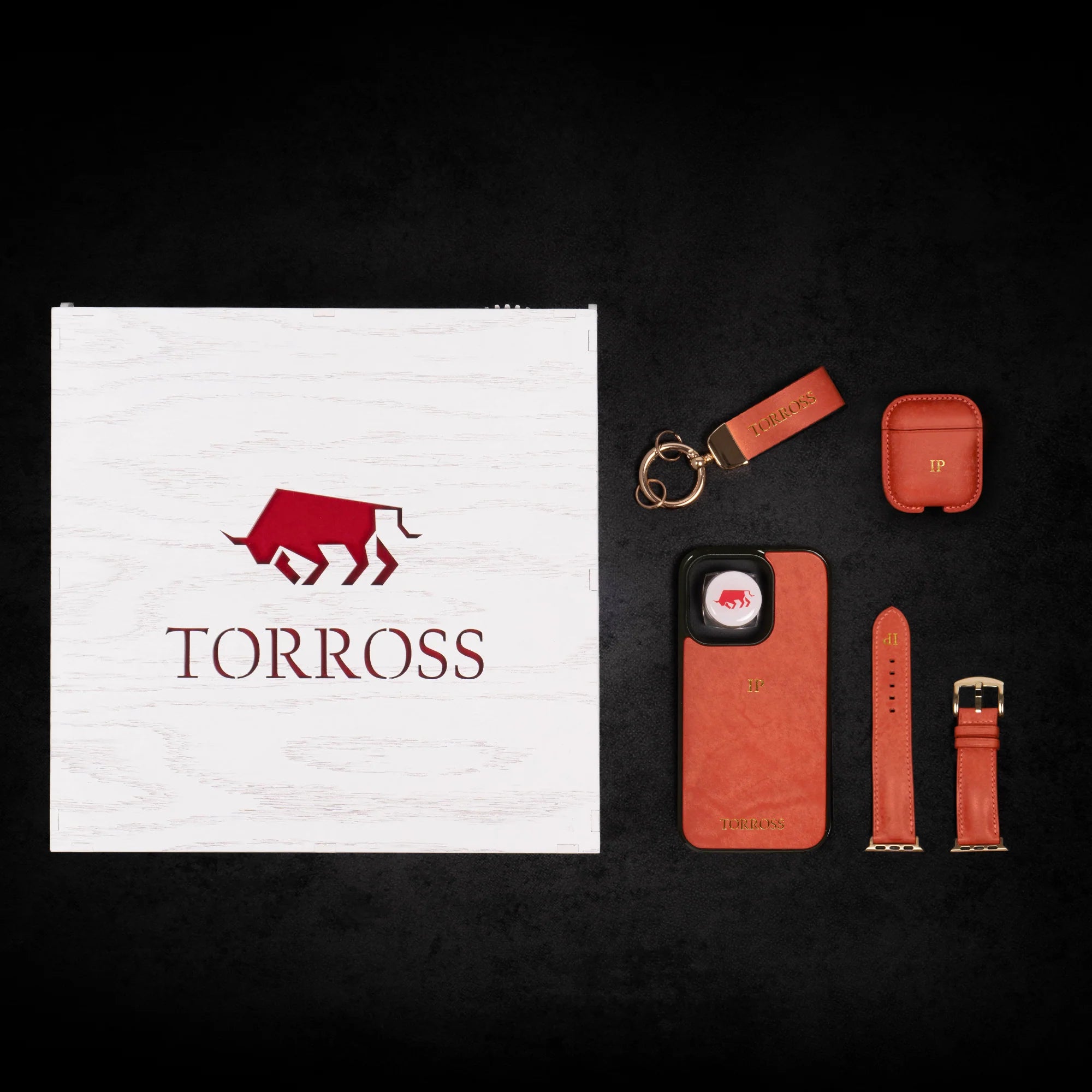 ™ Set Phone Case + Airpods Case + Watch Band in Puzzle Box