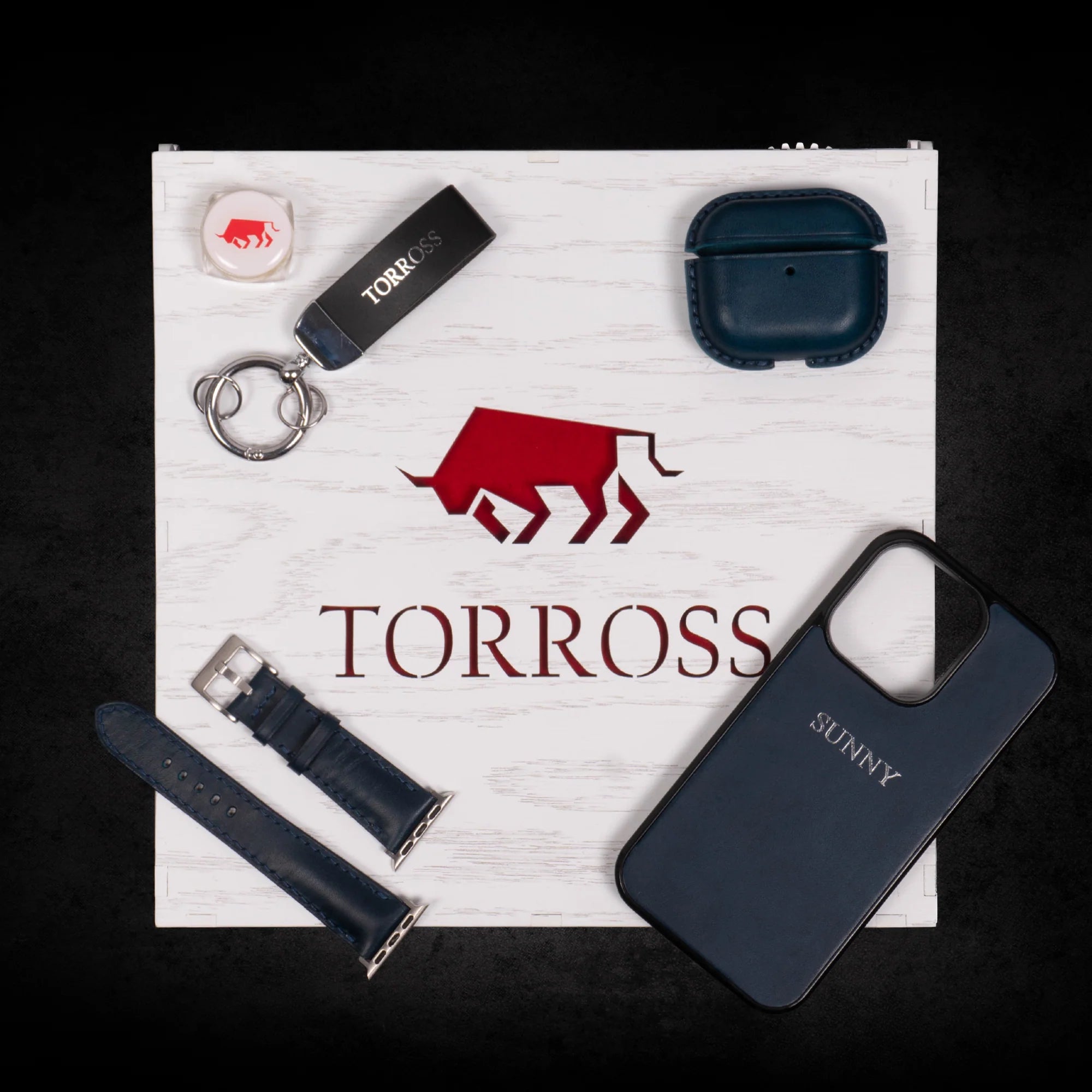 ™ Set Phone Case + Airpods Case + Watch Band in Puzzle Box